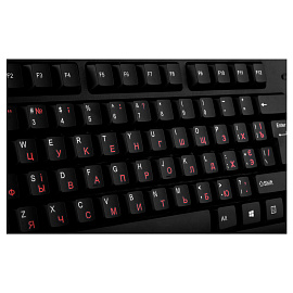 Клавиатура проводная SVEN KB-S300, USB, 104 клавиши, чёрная, SV-015756