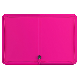 Папка на молнии Berlingo "Your Way" А4, 600мкм, розовый неон