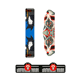 Закладки магнитные для книг, 3шт., MESHU "Kitsune", матовая ламинация, фольга фото Закладки магнитные для книг, 3шт., MESHU "Kitsune", матовая ламинация, фольга