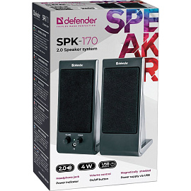 Колонки 2.0 Defender SPK-170 (65165) фото Колонки 2.0 Defender SPK-170 (65165)