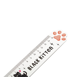 Линейка 15см MESHU "Paw", деревянная, ассорти, европодвес фото Линейка 15см MESHU "Paw", деревянная, ассорти, европодвес