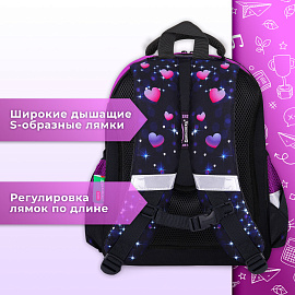 Ранец BRAUBERG KIDS STANDARD, 2 отделения, Fairy fox, 36х28х14 см, 273144