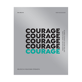 Тетрадь 96л., А5, клетка BG "World of men", металлизированный пантон