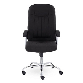 Кресло офисное "Бостон", CH-277, хром, ткань, черный (М-16) фото Кресло офисное "Бостон", CH-277, хром, ткань, черный (М-16)