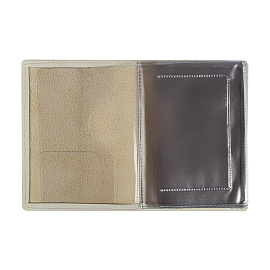 Обложка для автодокументов OfficeSpace "Всегда Права", натур. кожа