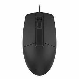 Мышь проводная A4Tech OP-330 черная (OP-330 (BLACK))