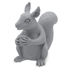 Пластилин скульптурный ТВЕРДЫЙ СЕРЫЙ "Секреты художника", 1 кг, BRAUBERG ART, 107489