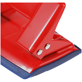 Дырокол Berlingo "Power TX" 10л., металлический, с линейкой, красный фото Дырокол Berlingo "Power TX" 10л., металлический, с линейкой, красный