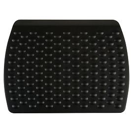 Подставка для ног СТАММ, рельефная поверхность, черная