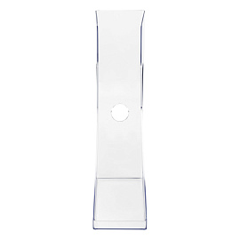 Лоток для бумаг вертикальный СТАММ "Актив", прозрачный, ширина 70мм фото Лоток для бумаг вертикальный СТАММ "Актив", прозрачный, ширина 70мм