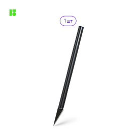 Нож-скальпель канцелярский Berlingo, металлический корпус черного цвета, 5 лезвий в комплекте, европодвес