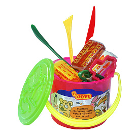 Пластилин на растительной основе Jovi 6 цветов 300 г с формочками фото Пластилин на растительной основе Jovi 6 цветов 300 г с формочками