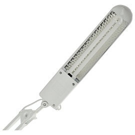 Светильник настольный Трансвит Дельта белый (металлическая струбциина)