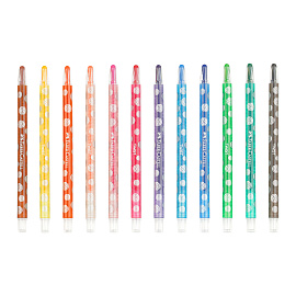 Карандаши восковые Faber-Castell, 12цв., выкручивающийся стержень, картон. упаковка, европодвес