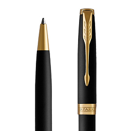 Ручка шариковая Parker Sonnet цвет чернил чёрный, цвет корпуса чёрный (артикул производителя 1931519)