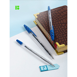 Ручка шариковая Berlingo "Tribase" синяя, 1,0мм фото Ручка шариковая Berlingo "Tribase" синяя, 1,0мм