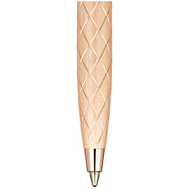 Ручка шариковая Delucci "Aurora" синяя, 1,0мм, цвет корпуса - золото, поворот., подарочная упаковка