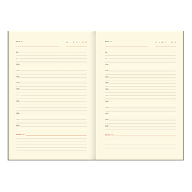 Ежедневник недатированный, А5, 136л., кожзам, Greenwich Line "New Story. Bronze", тон. блок