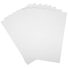 Картон белый А4, ArtSpace, 8л., немелованный, в папке, "Сова