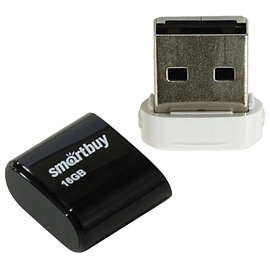 Флешка USB 2.0 16 ГБ Smartbuy Lara (SB16GBLARA-K)
