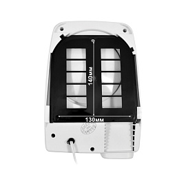 Сушилка для рук электрическая Puff-120 сенсорная белая фото Сушилка для рук электрическая Puff-120 сенсорная белая