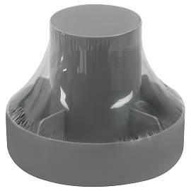 Настольная подставка СТАММ "Метеор", пластиковая, серая фото Настольная подставка СТАММ "Метеор", пластиковая, серая