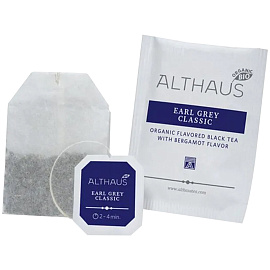 Чай черный Althaus Bio Earl Grey Classic 20 пакетиков (бергамот)