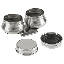 Масленка металлическая двойная с крышкой Гамма "Студия фото Масленка металлическая двойная с крышкой Гамма "Студия