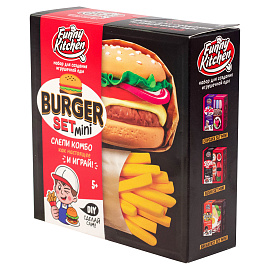 Набор для создания игрушечной еды Funny Kitchen "Burger set mini