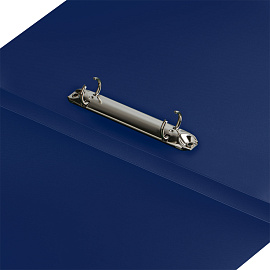 Папка на 2 кольцах СТАММ "Диагональ" А4, 25мм, 700мкм, пластик, сапфир фото Папка на 2 кольцах СТАММ "Диагональ" А4, 25мм, 700мкм, пластик, сапфир