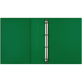 Папка на 4 кольцах СТАММ "Кристалл" А4, 25мм, 700мкм, пластик, зеленая фото Папка на 4 кольцах СТАММ "Кристалл" А4, 25мм, 700мкм, пластик, зеленая