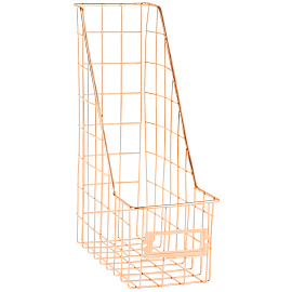 Лоток для бумаг вертикальный MESHU "Rose Gold", металл фото Лоток для бумаг вертикальный MESHU "Rose Gold", металл