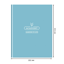 Бизнес-блокнот А5, 80л., евроформат, BG "Academy", soft-touch ламинация