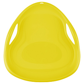 Ледянка ТРИ СОВЫ большая с ручками, желтая фото Ледянка ТРИ СОВЫ большая с ручками, желтая