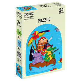 Пазл 24 эл. Maxi ТРИ СОВЫ "Пиратские приключения