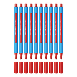 Ручка шариковая Schneider "Slider Edge F" красная, 0,8мм, трехгранная фото Ручка шариковая Schneider "Slider Edge F" красная, 0,8мм, трехгранная