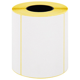 Этикетки термотрансферные, ПОЛУГЛЯНЕЦ, 100х72 мм, 500 этикеток в ролике, 115611