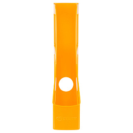 Лоток для бумаг вертикальный СТАММ "Лидер", желтый, ширина 75мм фото Лоток для бумаг вертикальный СТАММ "Лидер", желтый, ширина 75мм