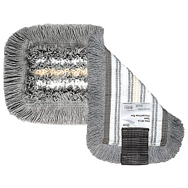 Насадка МОП для держателя 40 см, уши (ТИП УВ) ПЭ/хлопок/микрофибра, VILEDA "Трио УльтраСпидПро