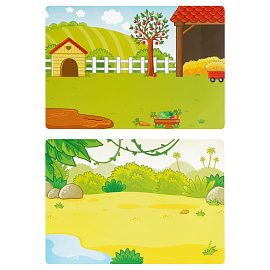 Игра развивающая на магнитах ТРИ СОВЫ "Мама и малыш", 64 эл.