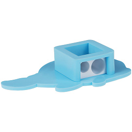 Точилка пластиковая Мульти-Пульти "Кит" 2 отверстия, пакет, европодвес фото Точилка пластиковая Мульти-Пульти "Кит" 2 отверстия, пакет, европодвес