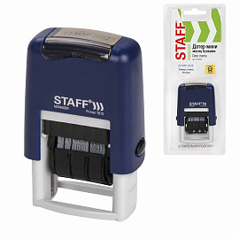 Датер-мини STAFF, месяц буквами, оттиск 22х4 мм, "Printer 7810", 237432 фото Датер-мини STAFF, месяц буквами, оттиск 22х4 мм, "Printer 7810", 237432