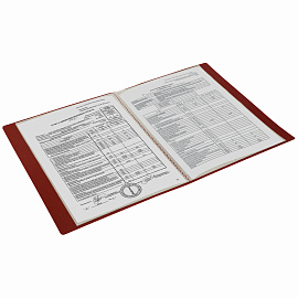 Папка 20 вкладышей BRAUBERG "Office", красная, 0,5 мм, 271325 фото Папка 20 вкладышей BRAUBERG "Office", красная, 0,5 мм, 271325