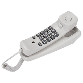 Телефон TEXET TX-219, тональный / импульсный режим, повтор, серый, 125787
