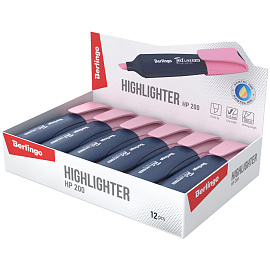 Текстовыделитель Berlingo "Textline HP200" пастельный цвет, фламинго, 1-5мм фото Текстовыделитель Berlingo "Textline HP200" пастельный цвет, фламинго, 1-5мм