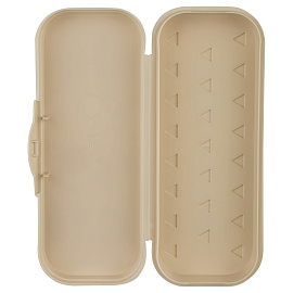 Пенал-футляр, 215*90*43 СТАММ "Хомяки", бежевый