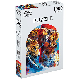 Пазл 1000 эл. ТРИ СОВЫ "Ягуар