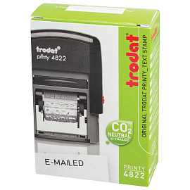 Штамп стандартный "12 БУХГАЛТЕРСКИХ ТЕРМИНОВ", корпус черный, оттиск 25х4 мм, синий, TRODAT 4822 фото Штамп стандартный "12 БУХГАЛТЕРСКИХ ТЕРМИНОВ", корпус черный, оттиск 25х4 мм, синий, TRODAT 4822