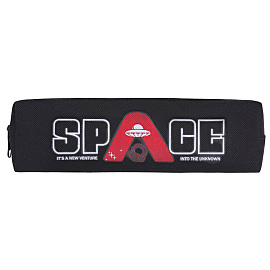 Пенал ЮНЛАНДИЯ ЮНИОР, 1 отделение, полиэстер, "Space", 20х6х4 см, 273809