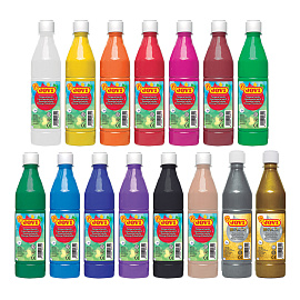 Гуашь художественная 1 шт. JOVI, 500 мл, оранжевая, 50606, 340746